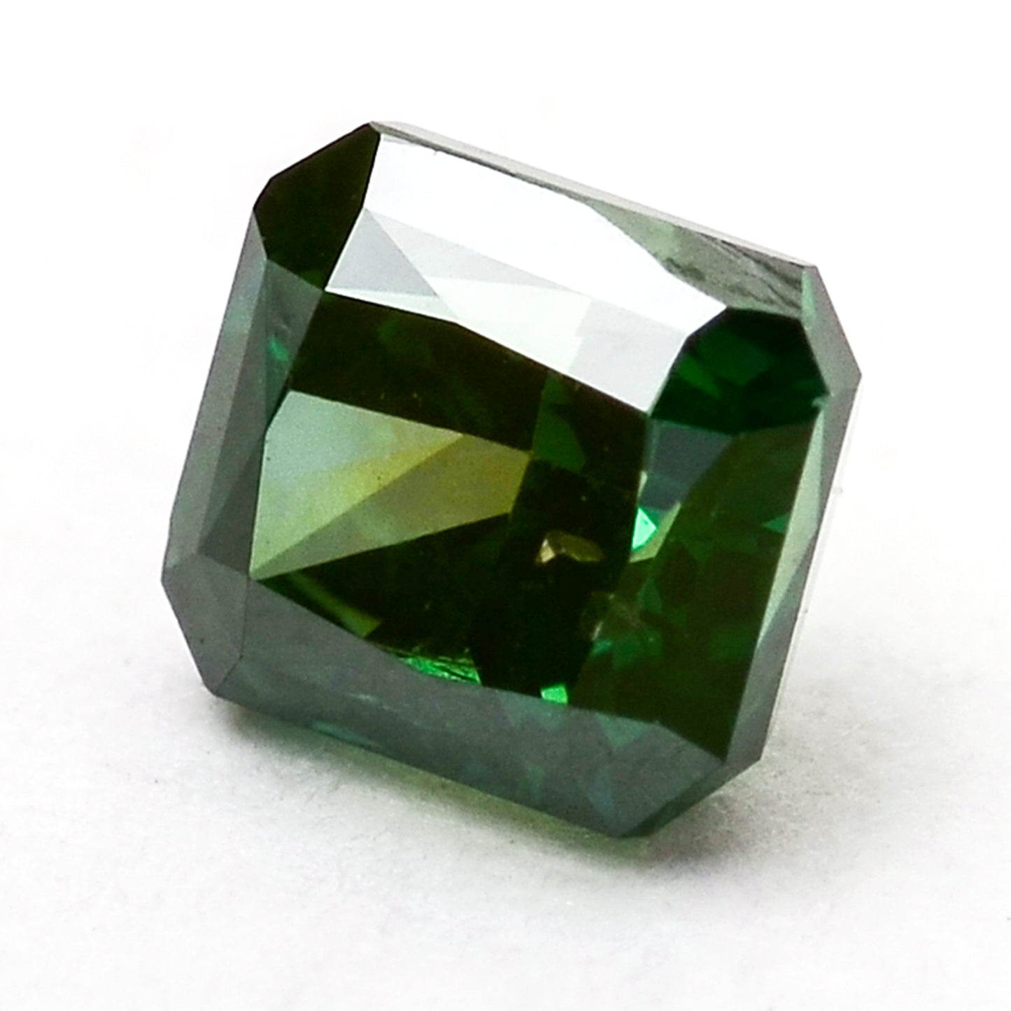 0.38 Green Diamond Octagon Loose Diamond