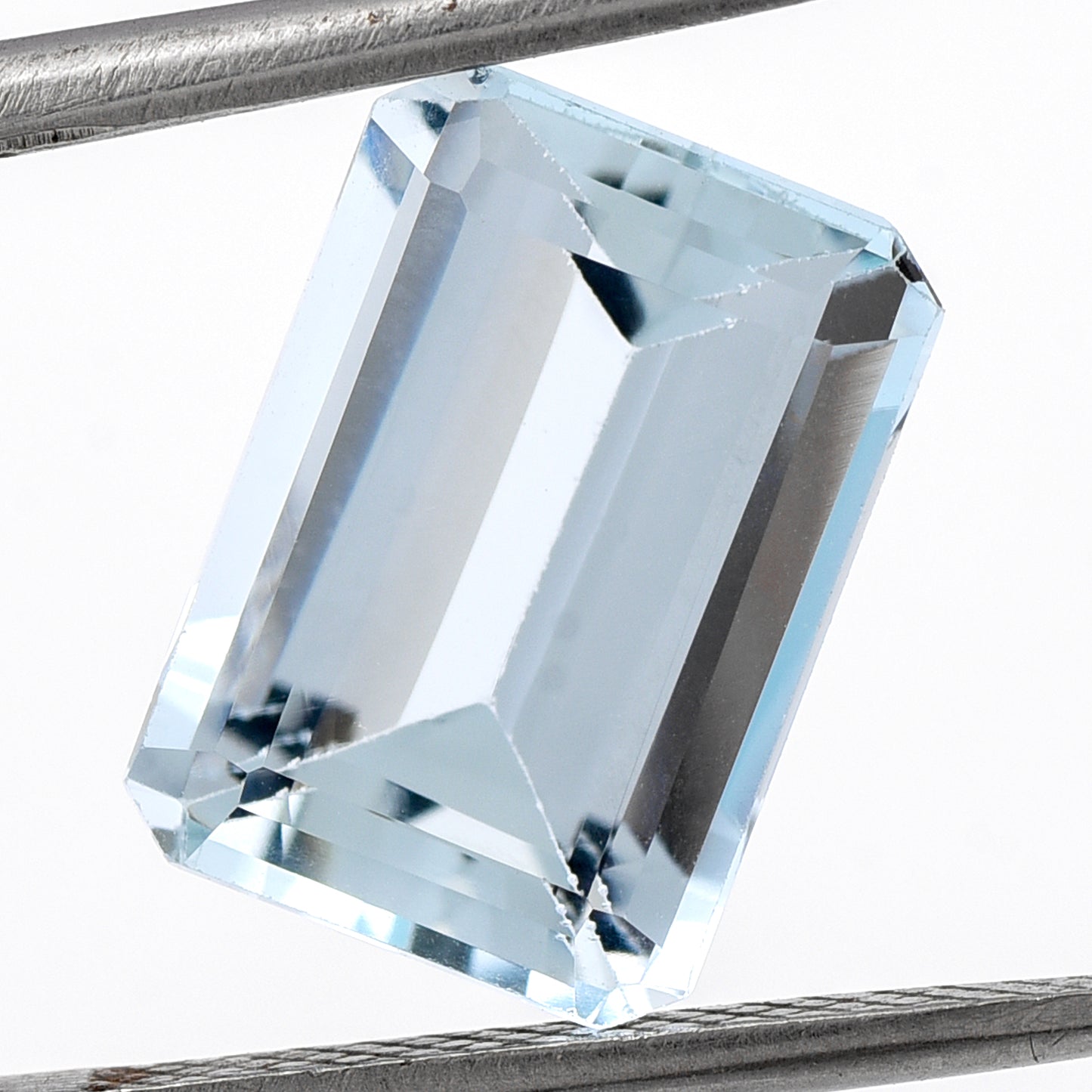 3.51 Natural Beryl Aquamarine Emerald Cut Gemstone