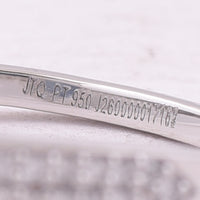 1.82 Ct Oval Mixed Cut Natural Sapphire 950 Platinum Ring