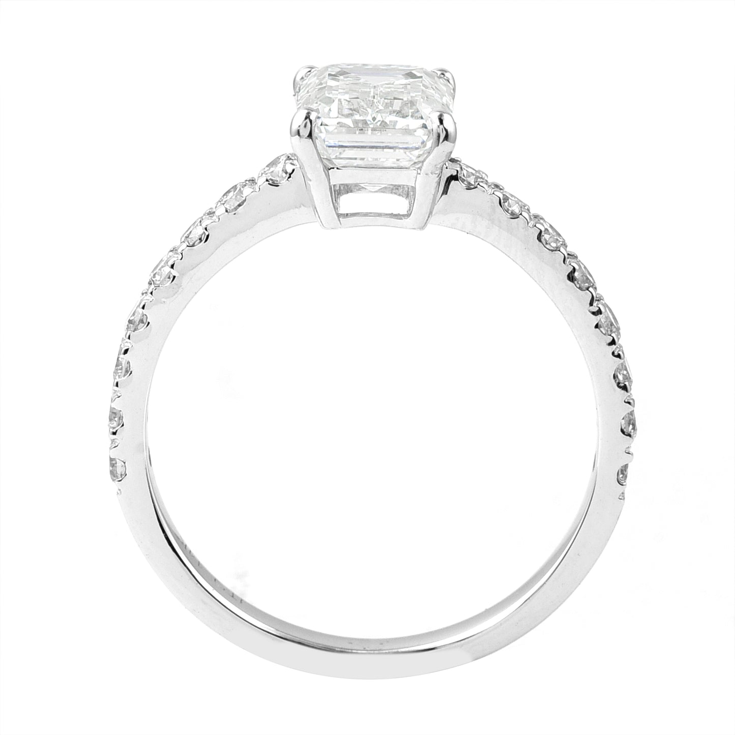 2.42 Carats Lab Grown Diamond 14K Gold Ring