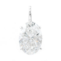 3.05 Carats Lab Grown Diamond 14K Gold Pendant