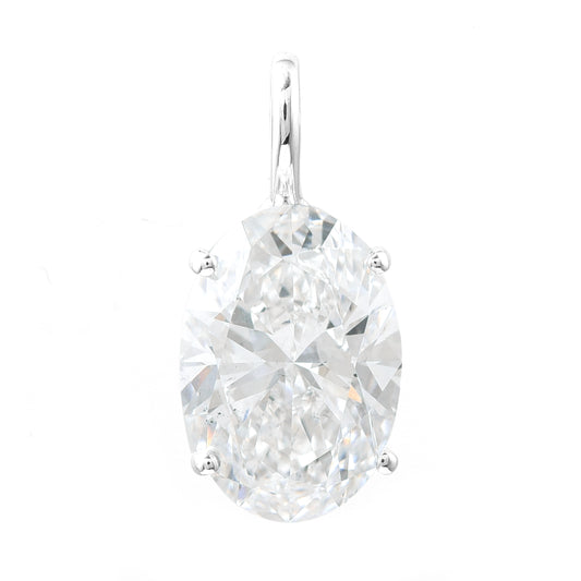 3.05 Carats Lab Grown Diamond 14K Gold Pendant