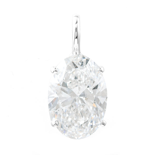 3.05 Carats Lab Grown Diamond 14K Gold Pendant