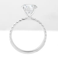 2.96 Carats Lab Grown Diamond 14K Gold Earrings