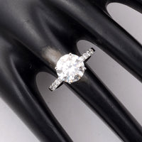 3.33 Carats Lab Grown Diamond 14K Gold Ring