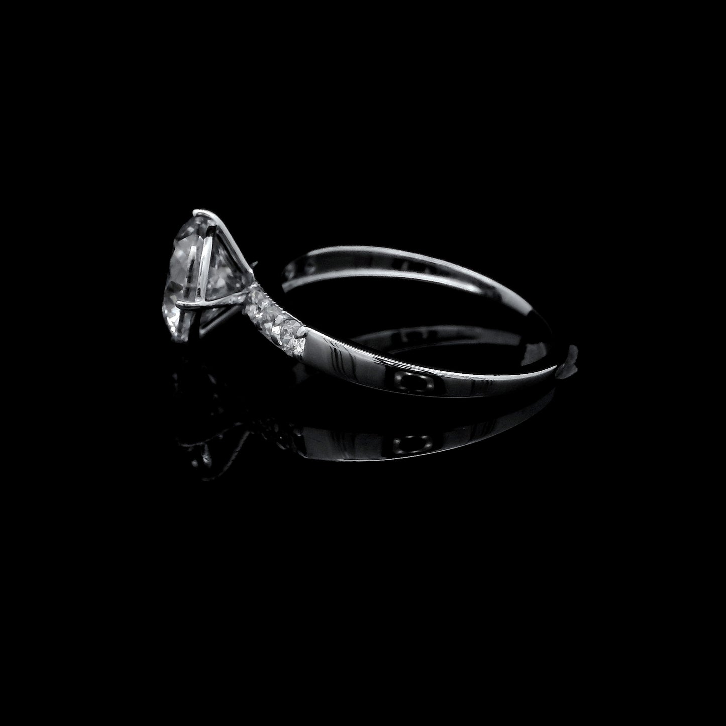 2.34 Ct Round Lab Grown Diamond 14K Gold Ring