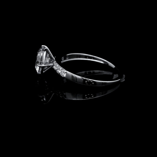 2.34 Ct Round Lab Grown Diamond 14K Gold Ring