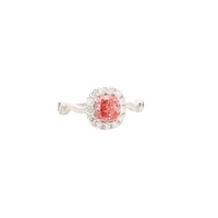 1.54 Carats Pink Lab Grown Diamond 14K Gold Ring