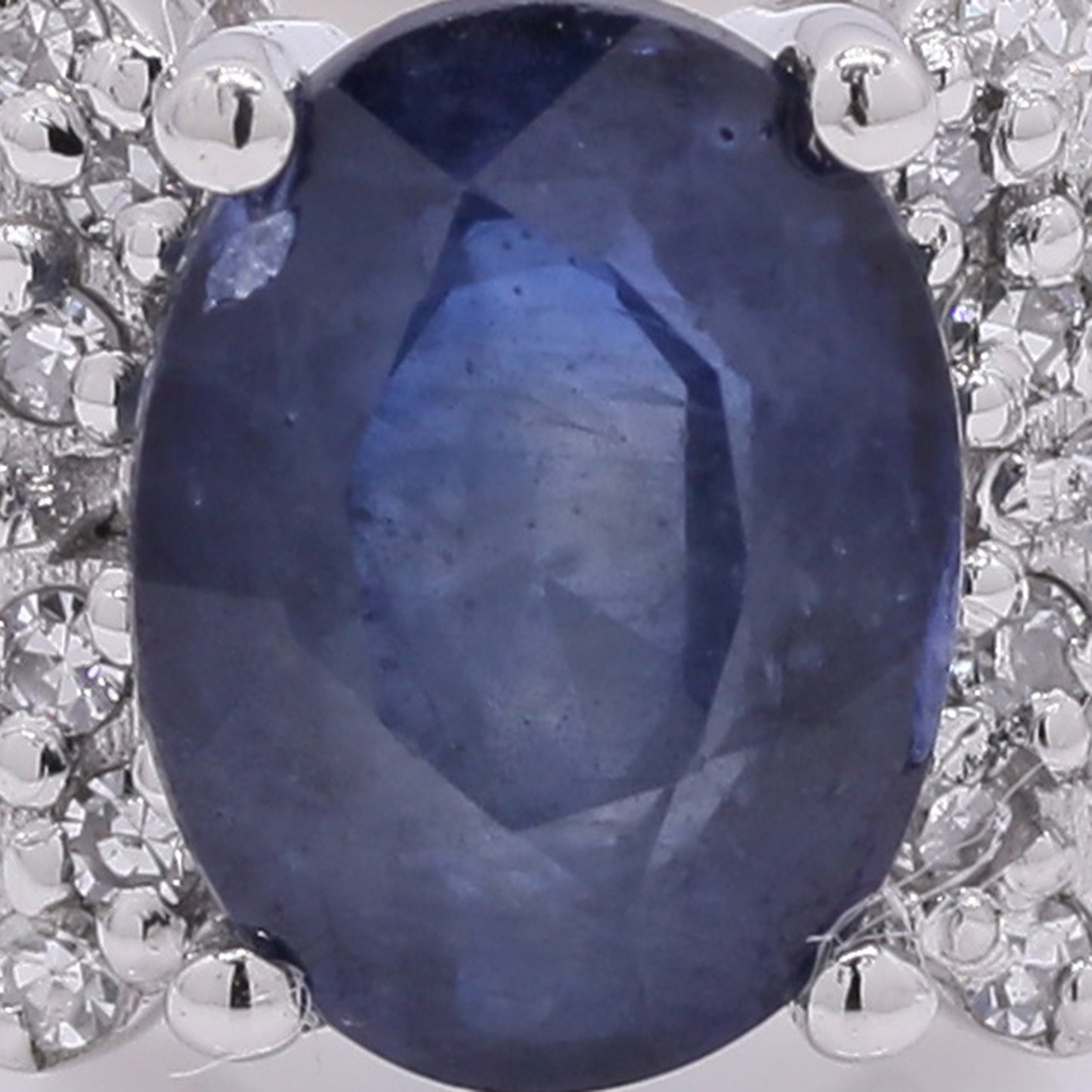 1.21 Ct Oval Mixed Cut Natural Sapphire 950 Platinum Ring