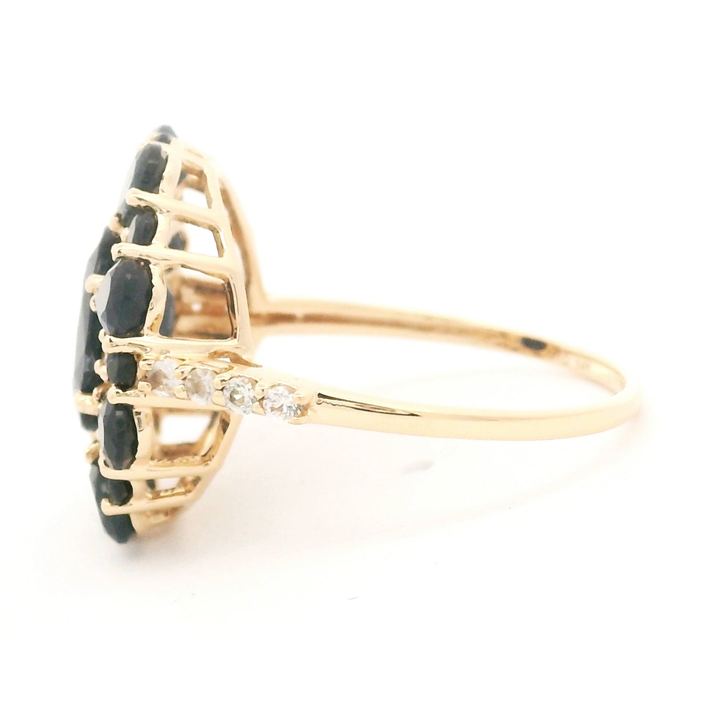4.57 Ct Oval Sapphire 14K Gold Ring
