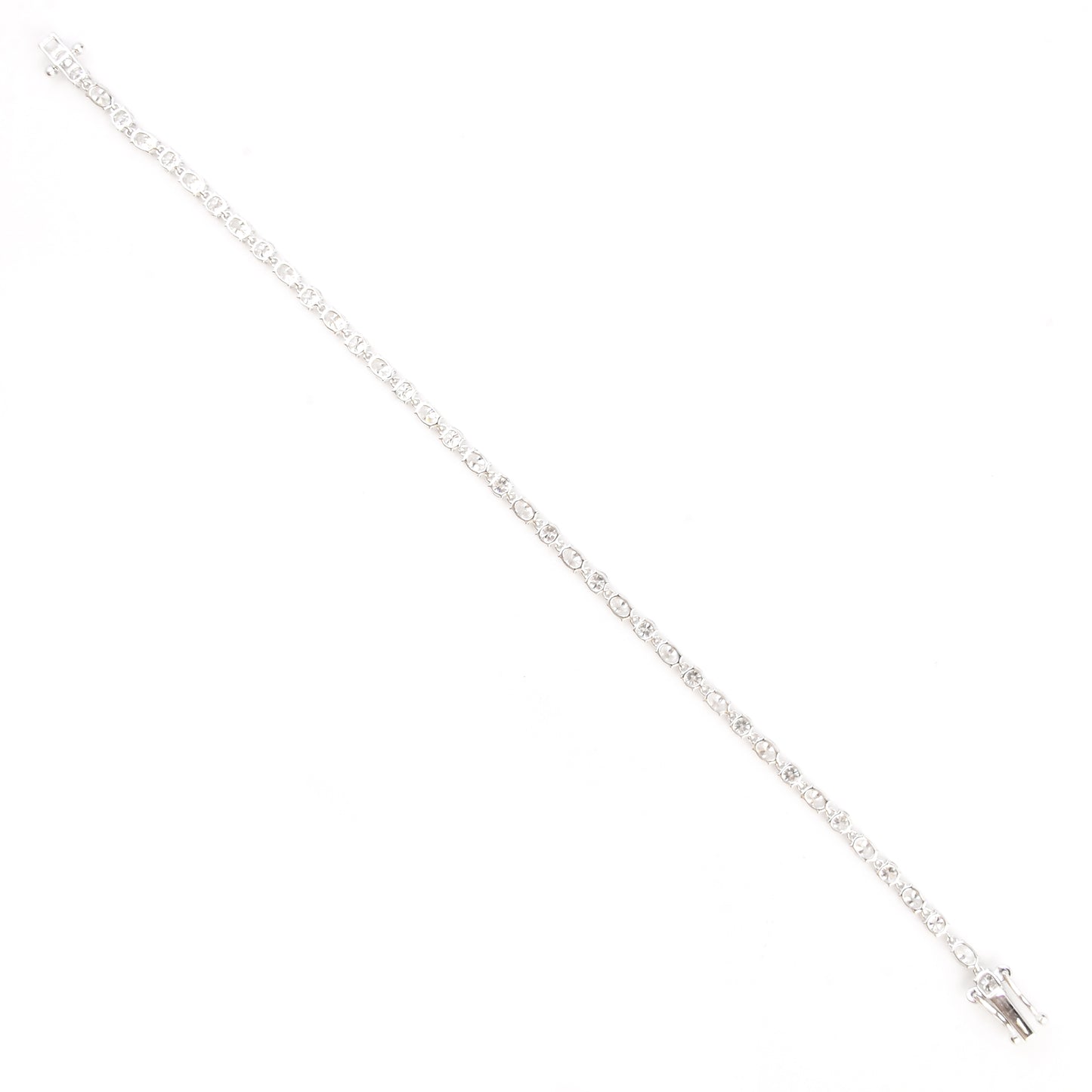 4.59 Carats Lab Grown Diamond 14K Gold Bracelet