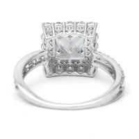 2.92 Carats Lab Grown Diamond 14K Gold Ring