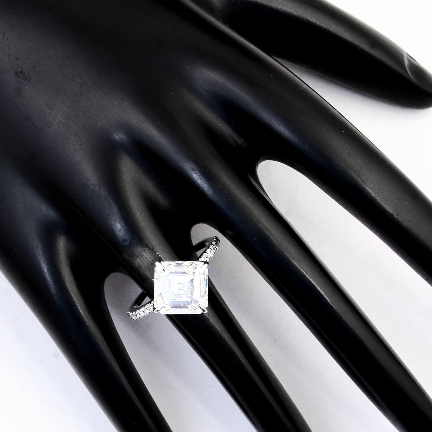 4.45 Carats Lab Grown Diamond 14K Gold Ring