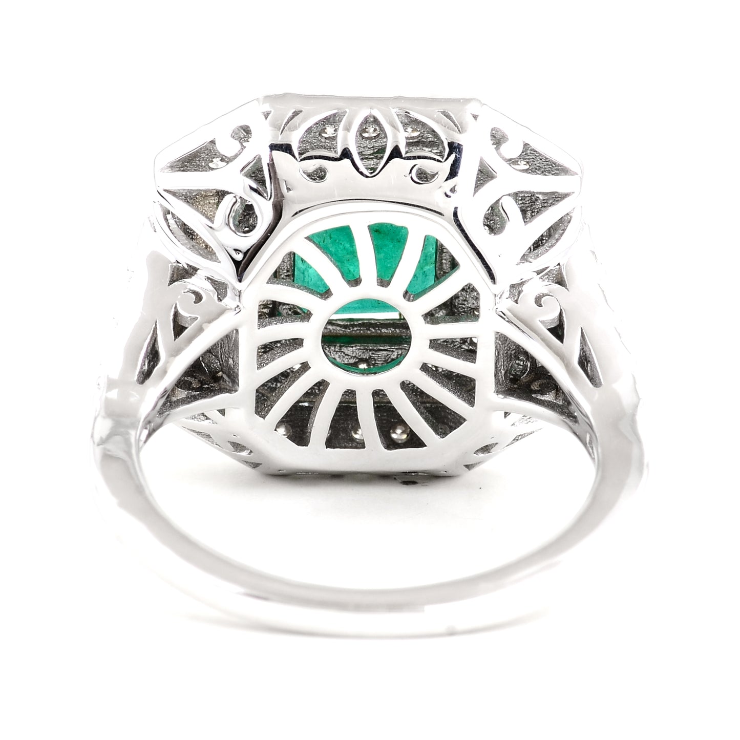 2.63 Carats Emerald 14K Gold Ring