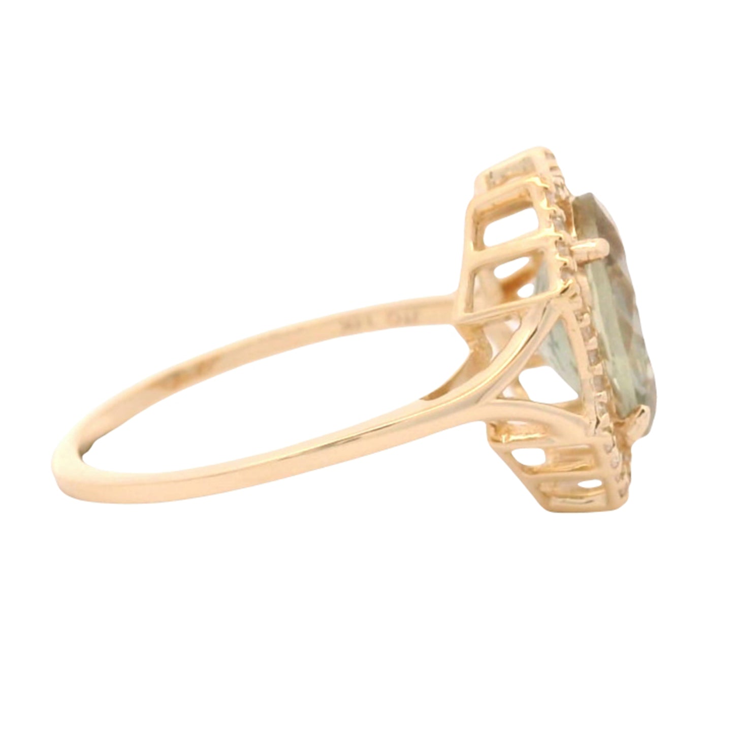 1.93 Ct Oval Oregon Sunstone 14K Gold Ring