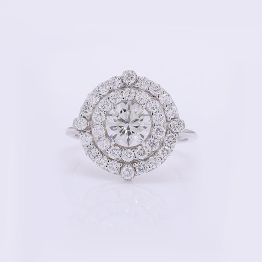 2.20 Carats Lab Grown Diamond 14K Gold Ring