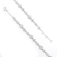 2.33 Carats Lab Grown Diamond 14K Gold Bracelet