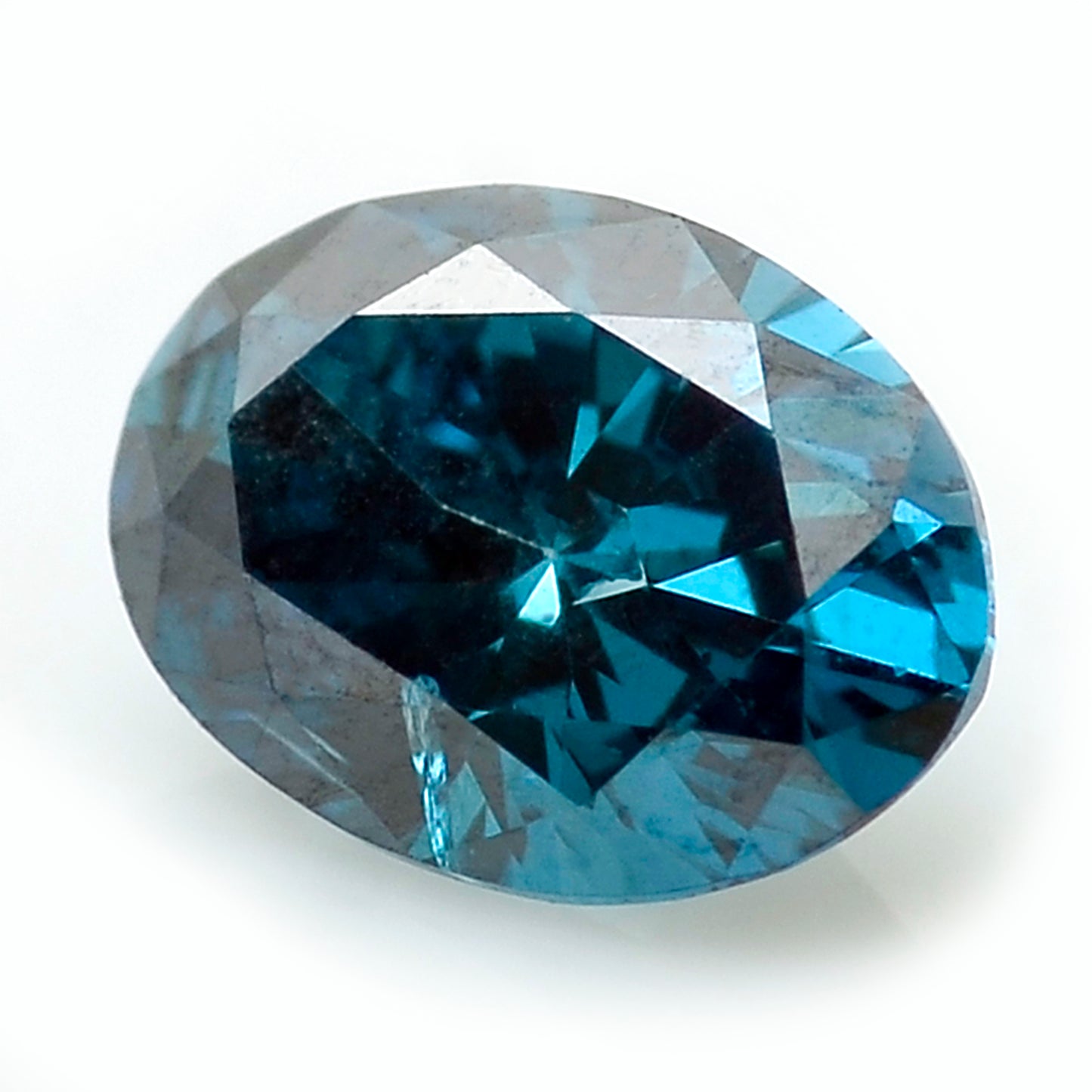 0.25 Blue Diamond Oval Loose Diamond