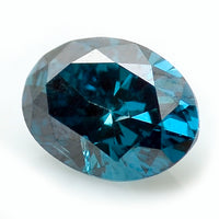 0.25 Blue Diamond Oval Loose Diamond
