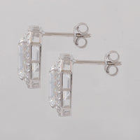 6.41 Carats Lab Grown Diamond 14K Gold Earrings