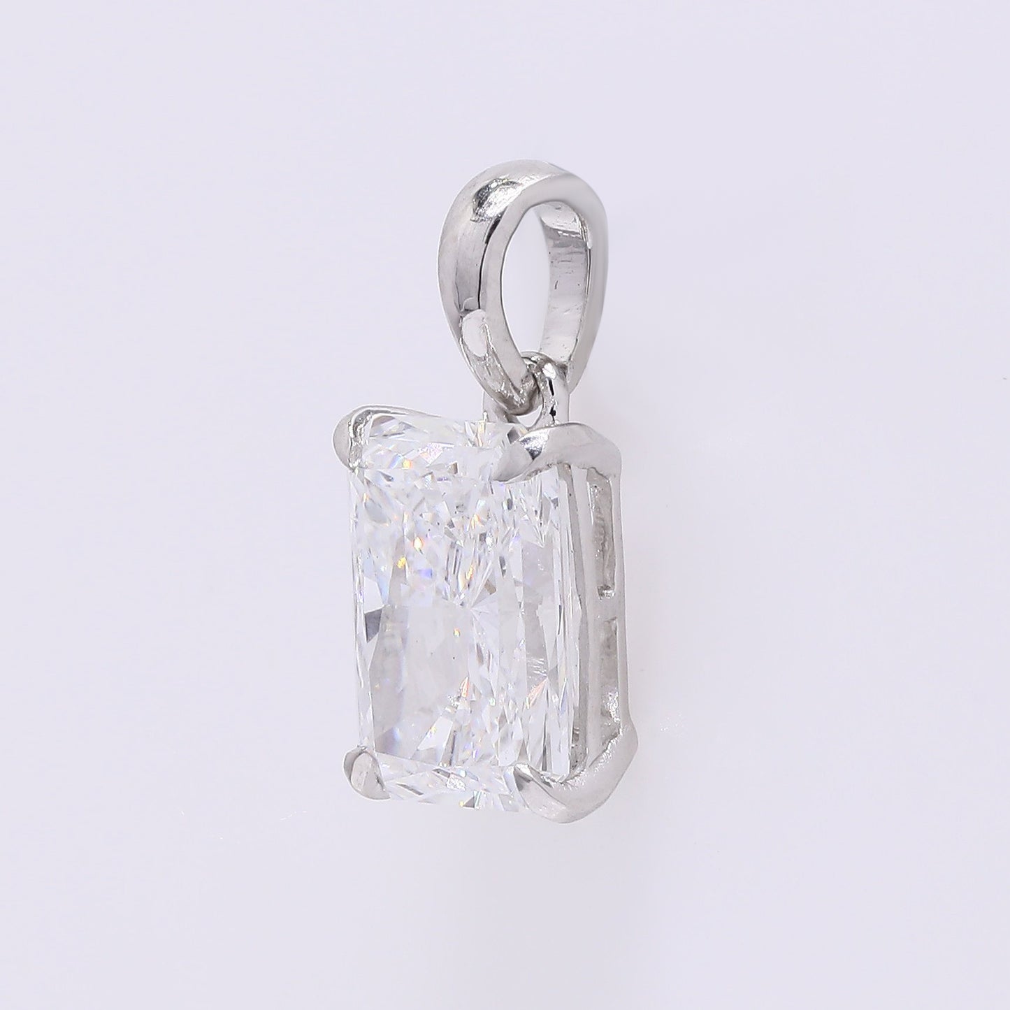 1.94 Carats Lab Grown Diamond 950 Platinum Pendant