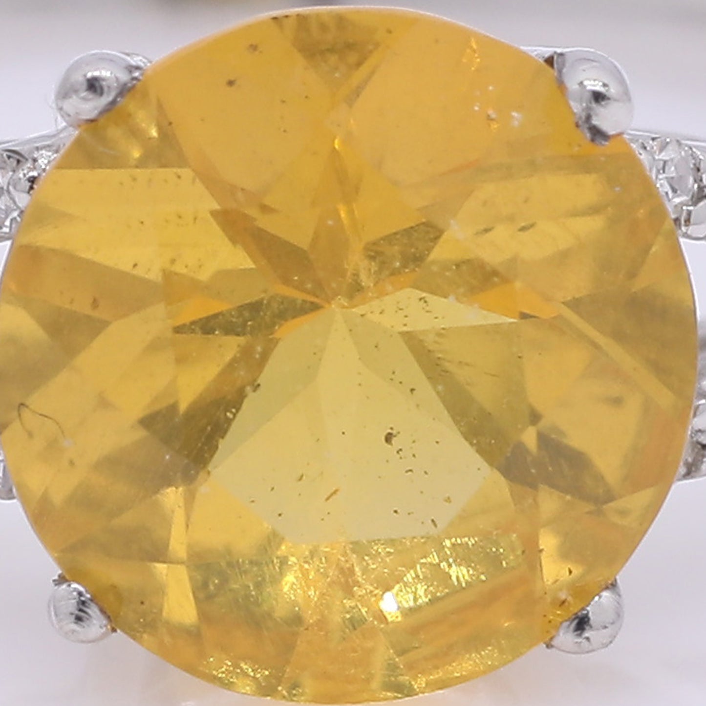 1.30 Ct Round Mixed Cut Natural Fire Opal 950 Platinum Ring