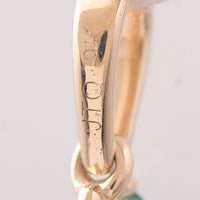 5.68 Ct Pear Aquamarine 9K Gold Pendant