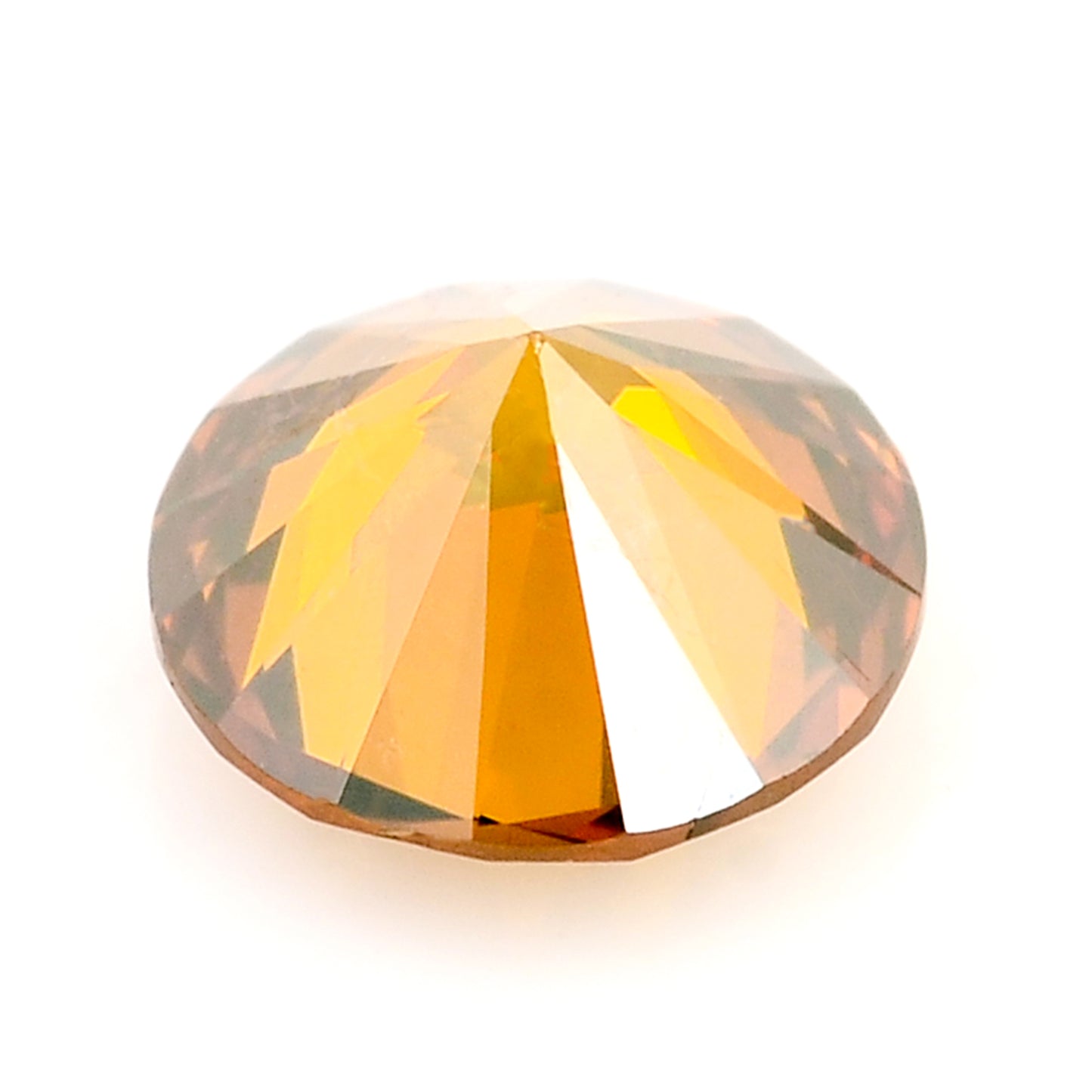 0.30 Red Diamond Round Loose Gemstone