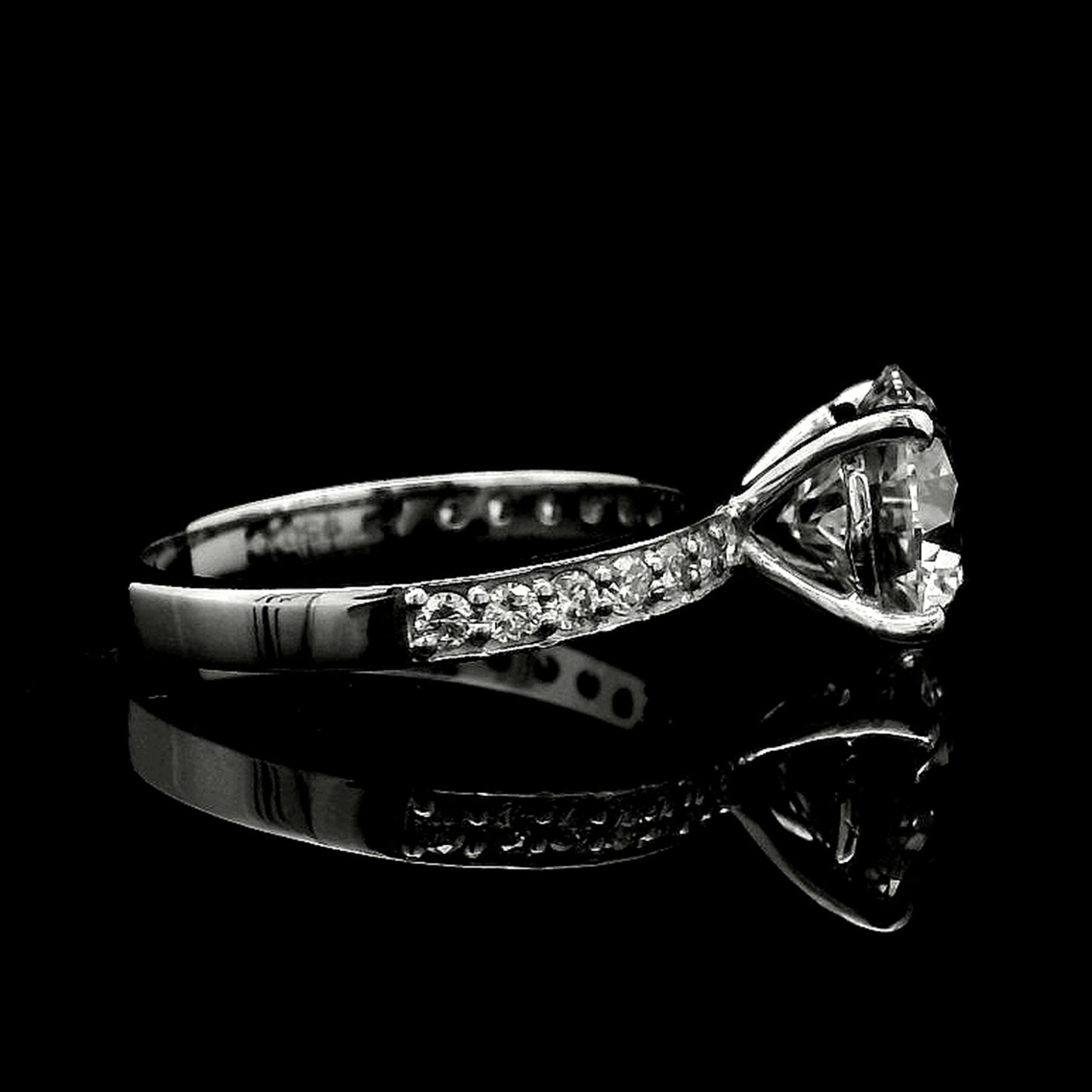 3.12 Carats Lab Grown Diamond 950 Platinum Ring