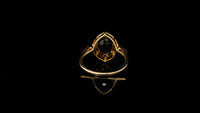 2.72 Ct Oval Natural Sapphire 14K Gold Ring