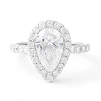 2.57 Carats Lab Grown Diamond 14K Gold Ring