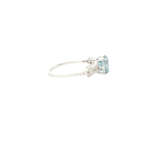 1.79 Carats Blue Lab Grown Diamond 14K Gold Ring