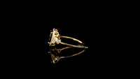 2.20 Ct Oval Natural Sapphire 14K Gold Ring