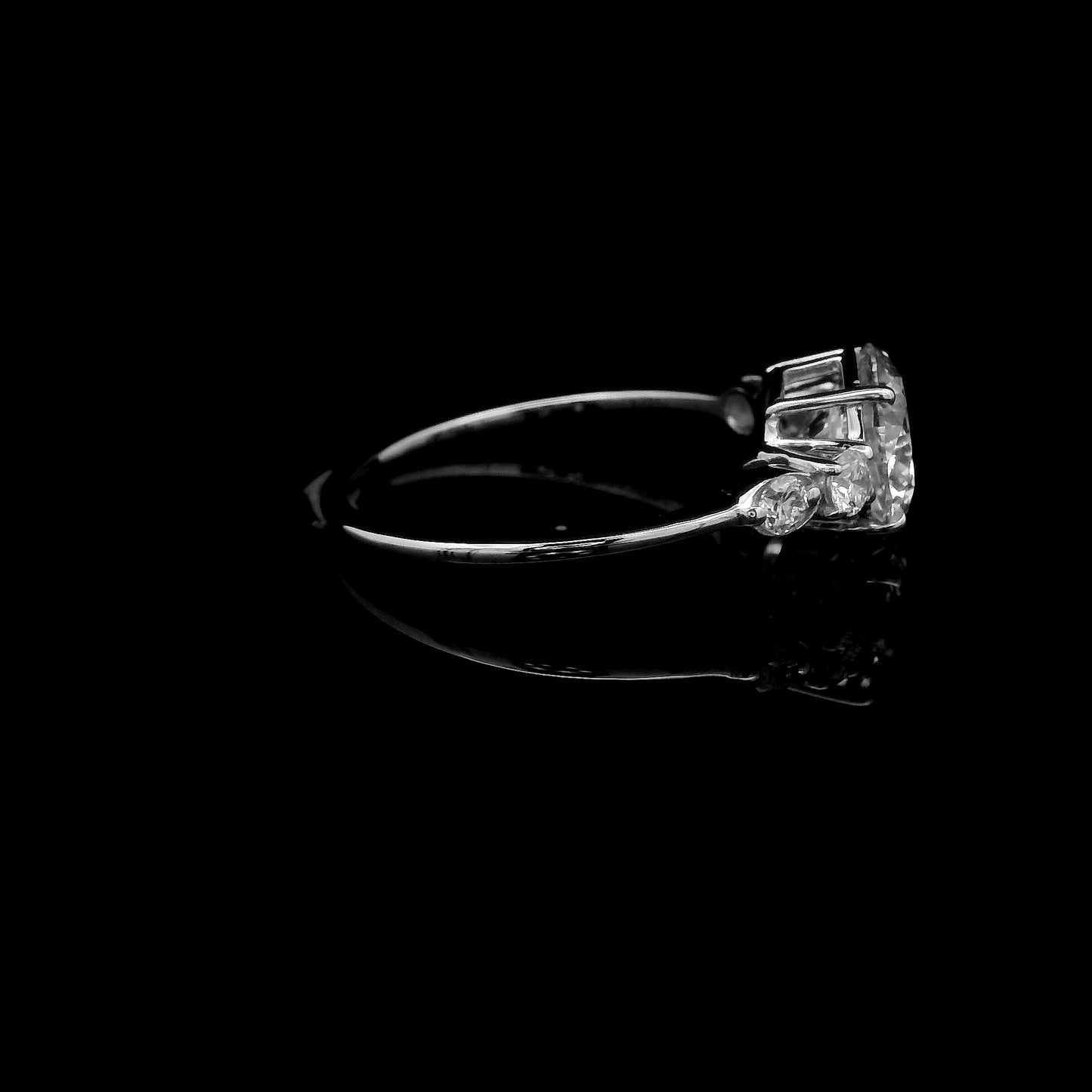 1.80 Ct Round Lab Grown Diamond 14K Gold Ring