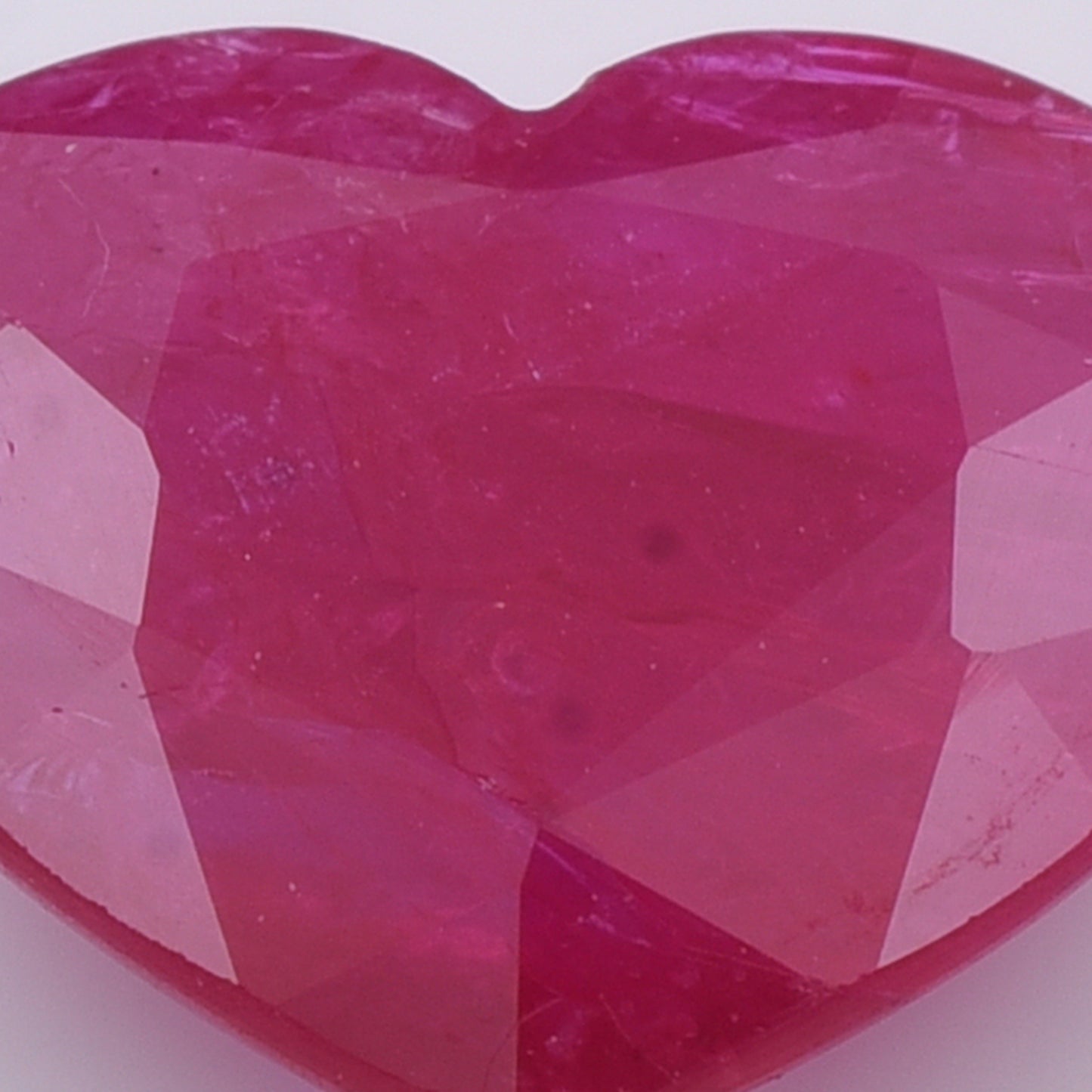 2.56 Natural Corundum Ruby Heart Mixed Cut Gemstone