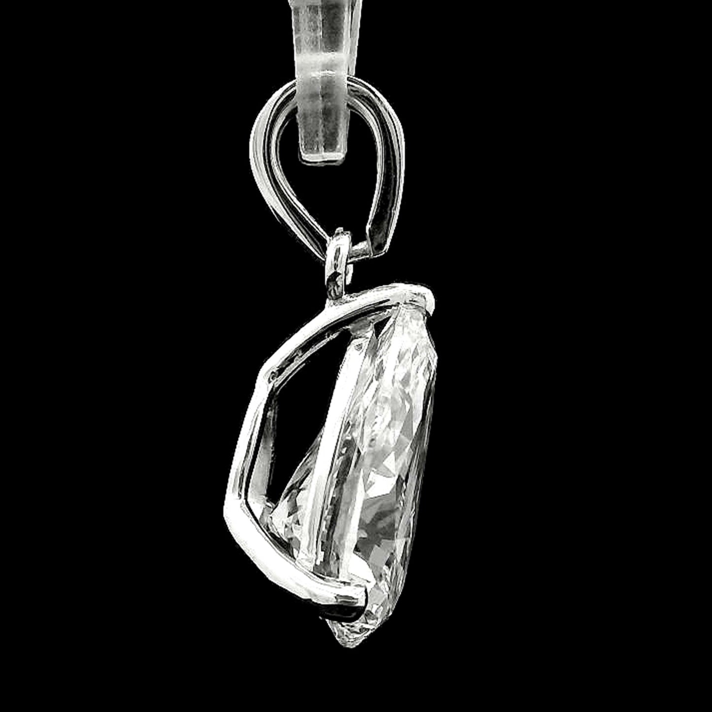 2.43 Carats Lab Grown Diamond 14K Gold Pendant