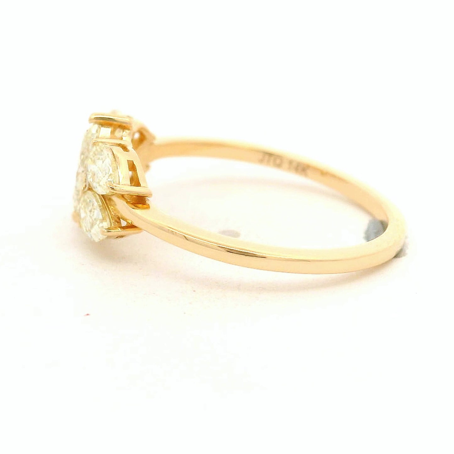 1.06 Ct Pear Diamond 14K Gold Ring