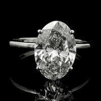 2.98 Carats Lab Grown Diamond 14K Gold Ring