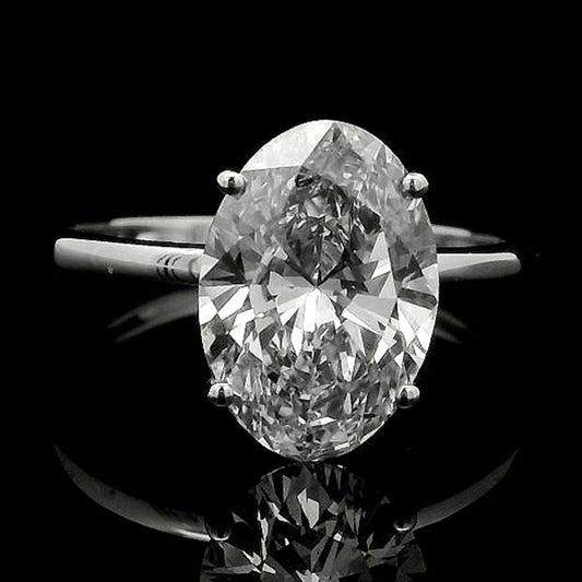 2.98 Carats Lab Grown Diamond 14K Gold Ring