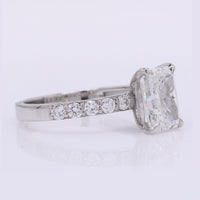 2.33 Carats Lab Grown Diamond 950 Platinum Ring