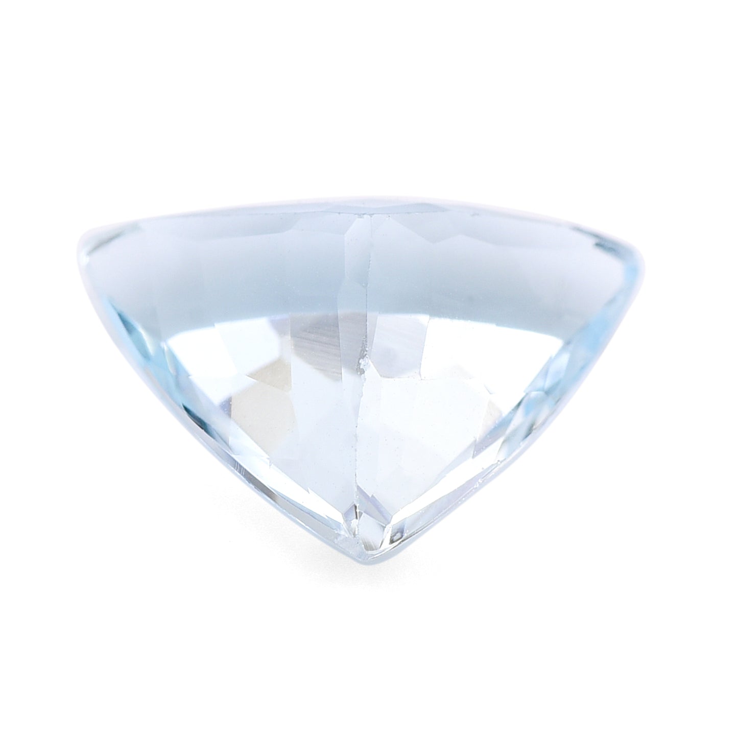 3.13 Natural Beryl Aquamarine Triangular Mixed Cut Gemstone