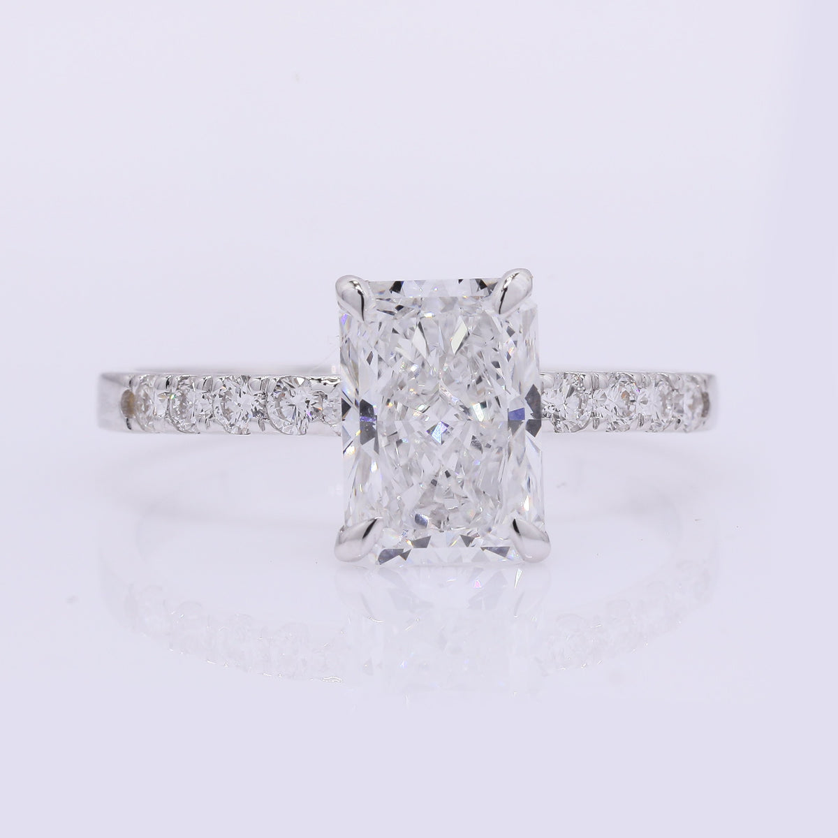 2.16 Carats Lab Grown Diamond 14K Gold Ring