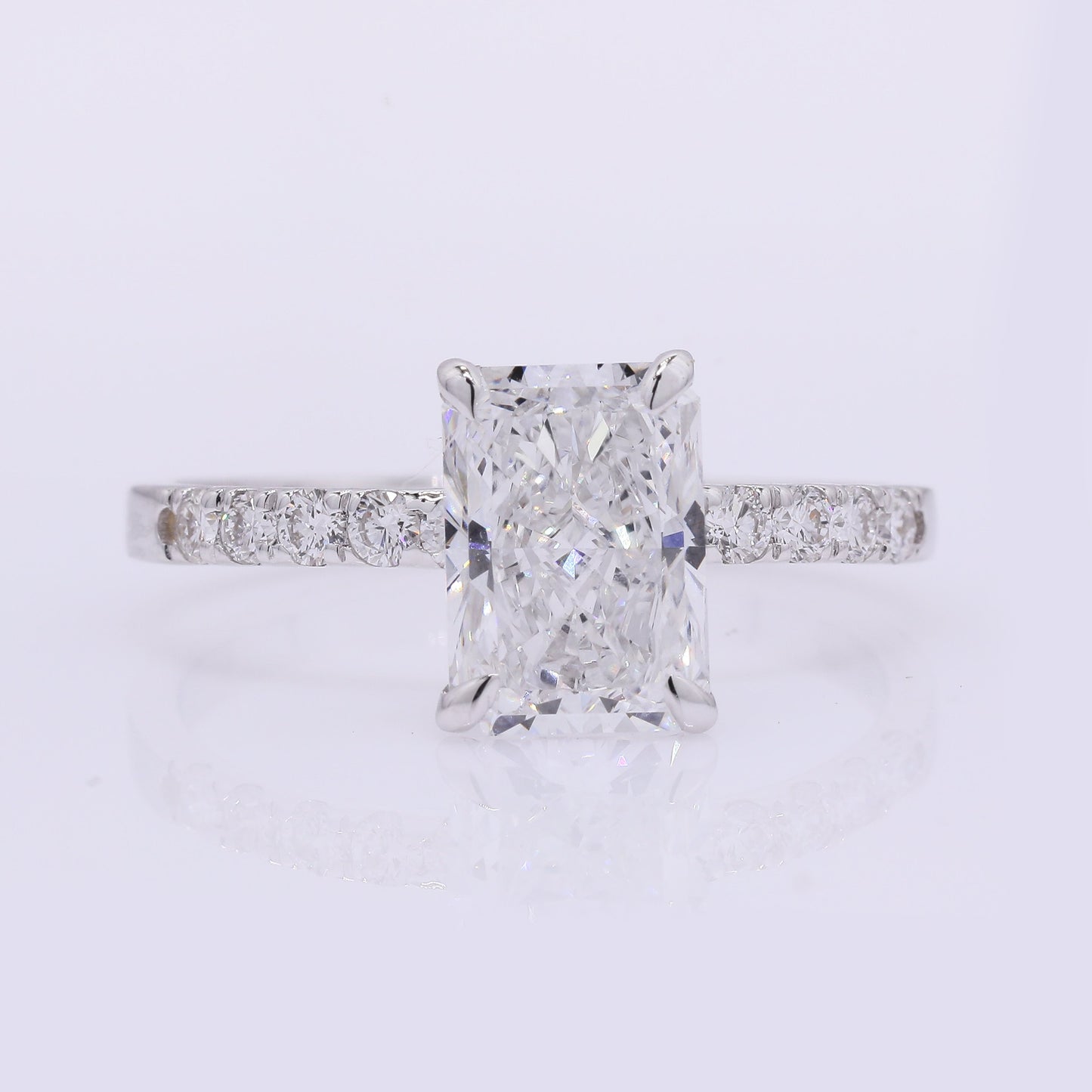 2.16 Carats Lab Grown Diamond 14K Gold Ring