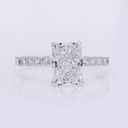 2.16 Carats Lab Grown Diamond 14K Gold Ring