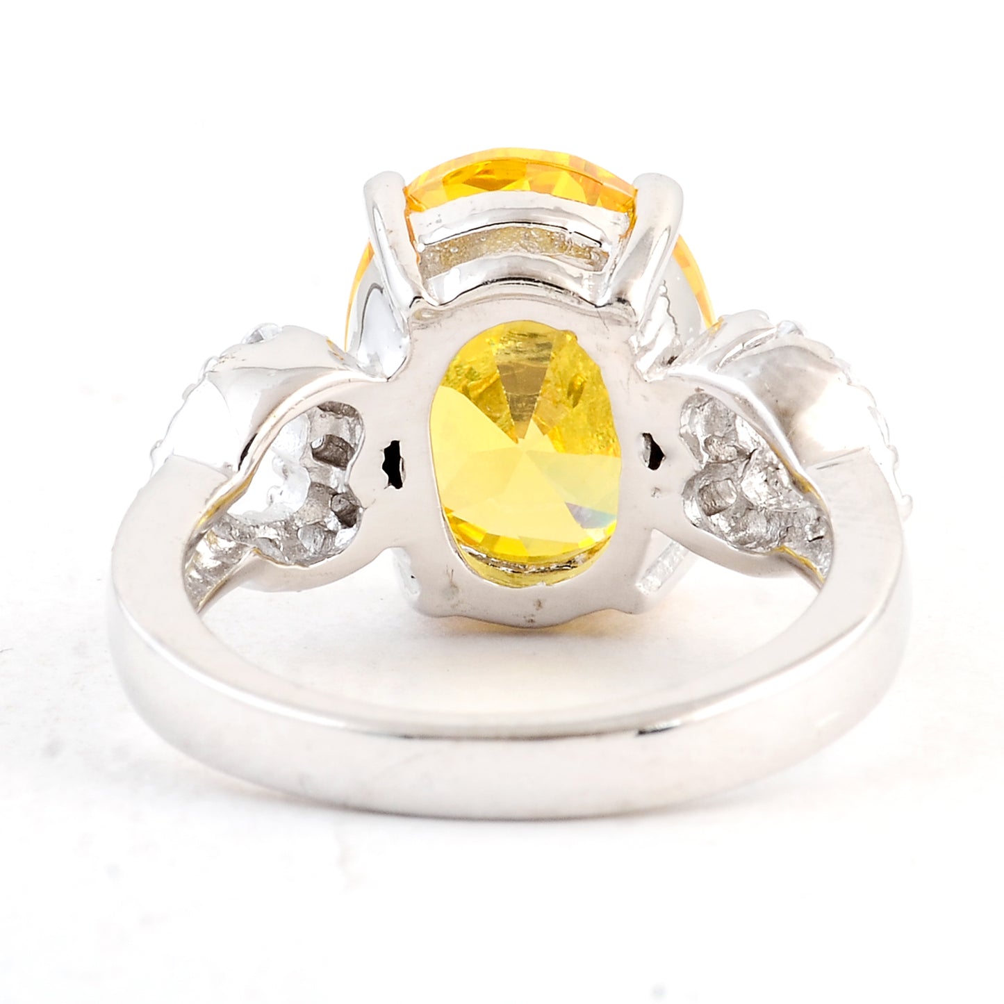 10.16 Ct Cubic Zirconia 925 Sterling Silver Ring
