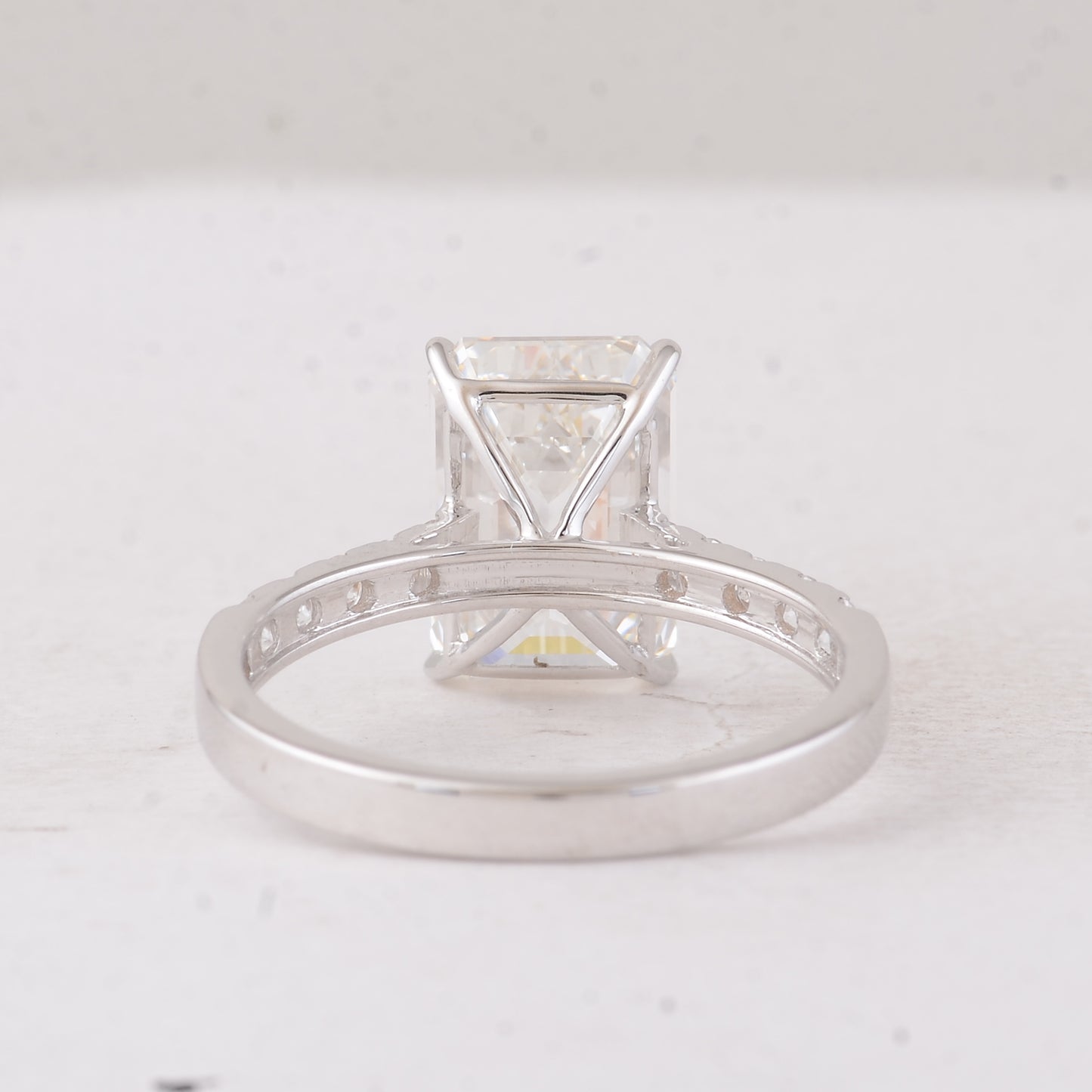 4.34 Carats Lab Grown Diamond 14K Gold Ring
