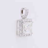 2.38 Carats Lab Grown Diamond 14K Gold Pendant
