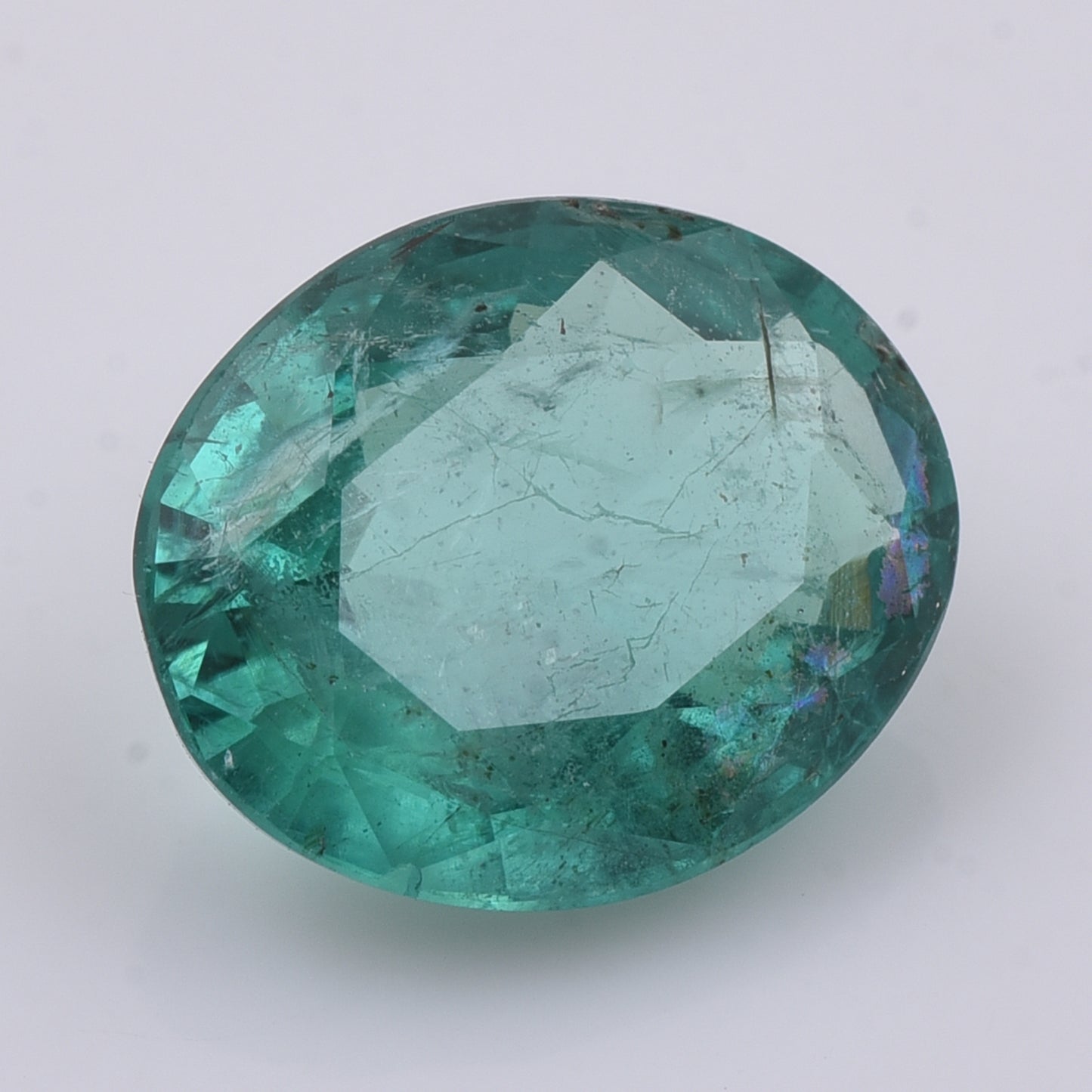 2.8 Natural Beryl Emerald Oval Mixed Cut Gemstone