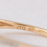2.38 Ct Oval Aquamarine 9K Gold Ring
