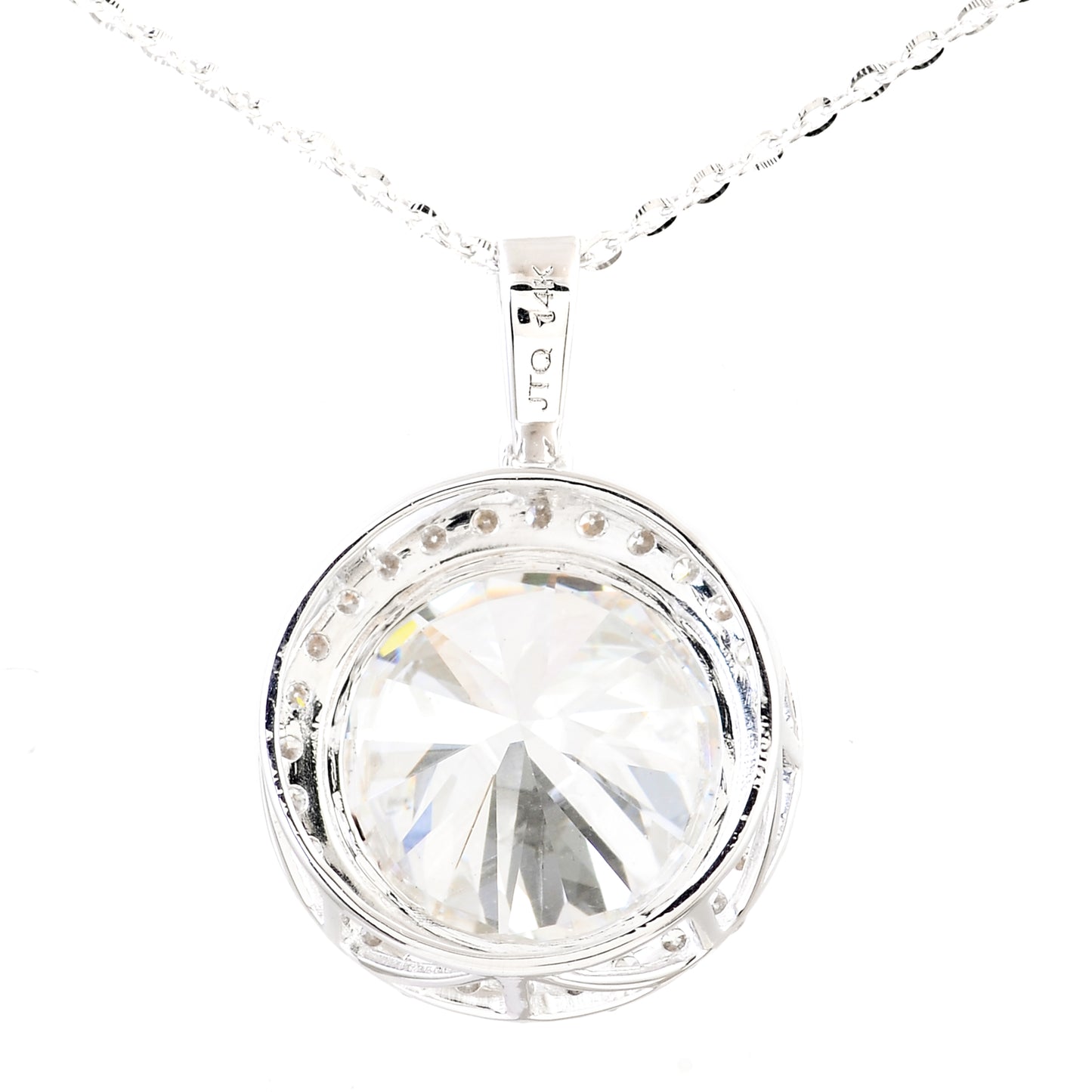5.30 Carats Lab Grown Diamond 14K Gold Pendant